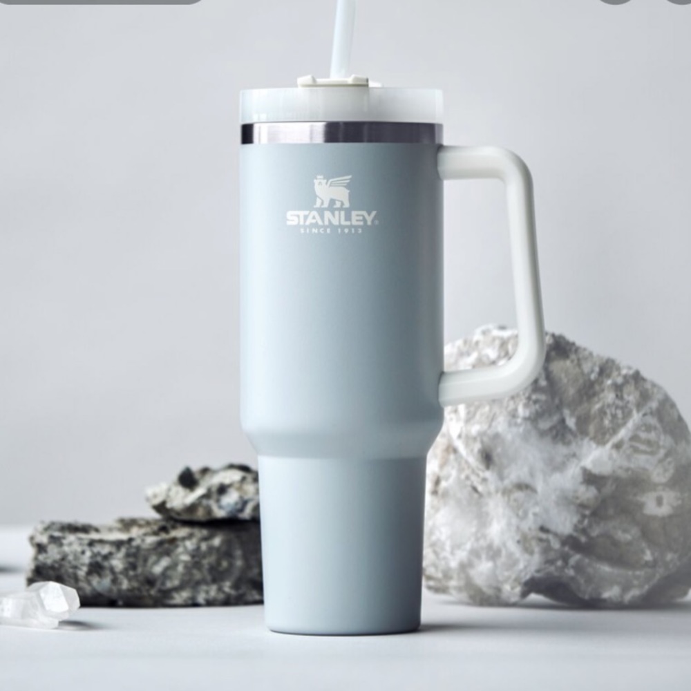 Brand new Stanley Travel Quencher, in granite color.